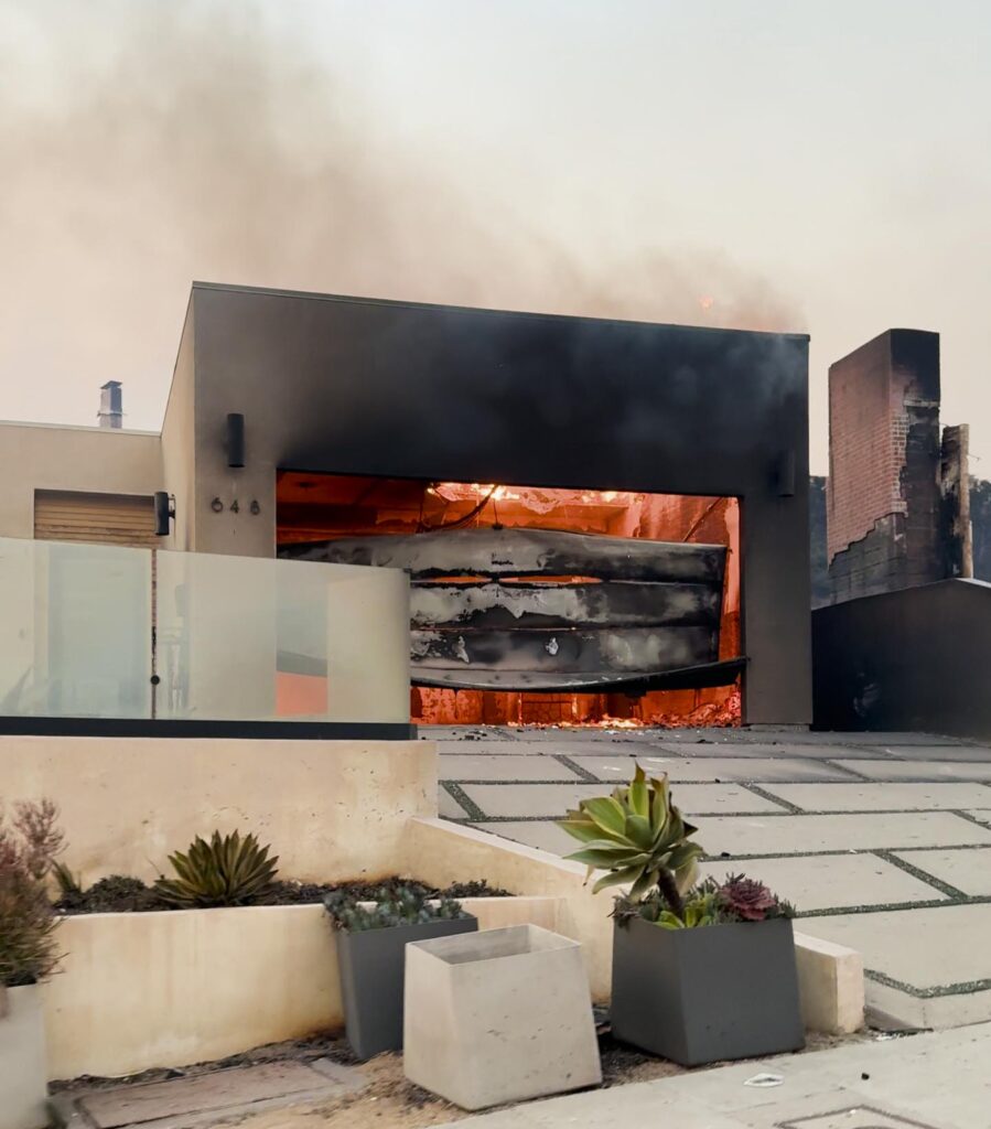 Palisades Burning Home